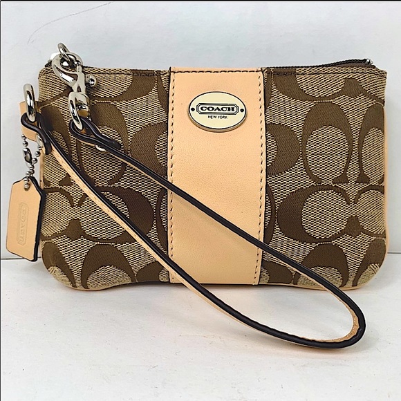 Coach Signature Wristlet